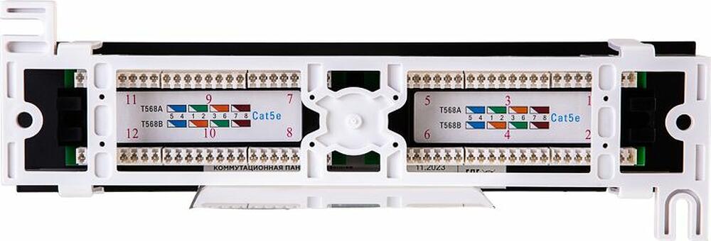 REXANT 04-0020 Панель коммутационная настенная, 12 портов, UTP, RJ-45, CAT 5e REXANT