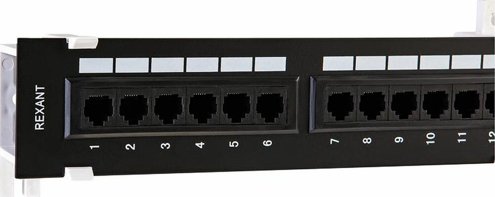 REXANT 04-0020 Панель коммутационная настенная, 12 портов, UTP, RJ-45, CAT 5e REXANT