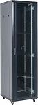 REXANT 04-1866-212 Напольный шкаф 19 quot; 18U 600×600×987 (ШxГxВ), дверь стекло, металлическая задняя дверь, боковые съемные стенки, RAL 9005 REXANT