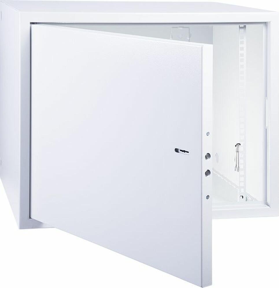 REXANT 04-2253 Шкаф настенный 19 quot; АНТИВАНДАЛЬНЫЙ распашной 10U 600×500×500мм, (ШxГxВ) RAL 7035 REXANT