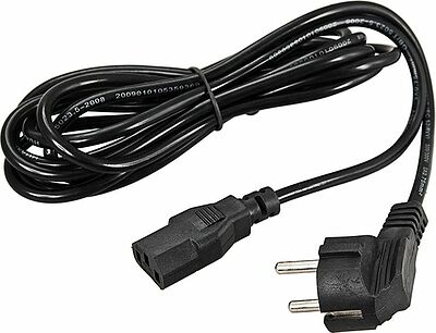 REXANT 04-2733 Шнур сетевой СЕЕ 7/7 (Schuko) – IEC 320 C13 3x0,75мм², 6A, длина 1,8м REXANT