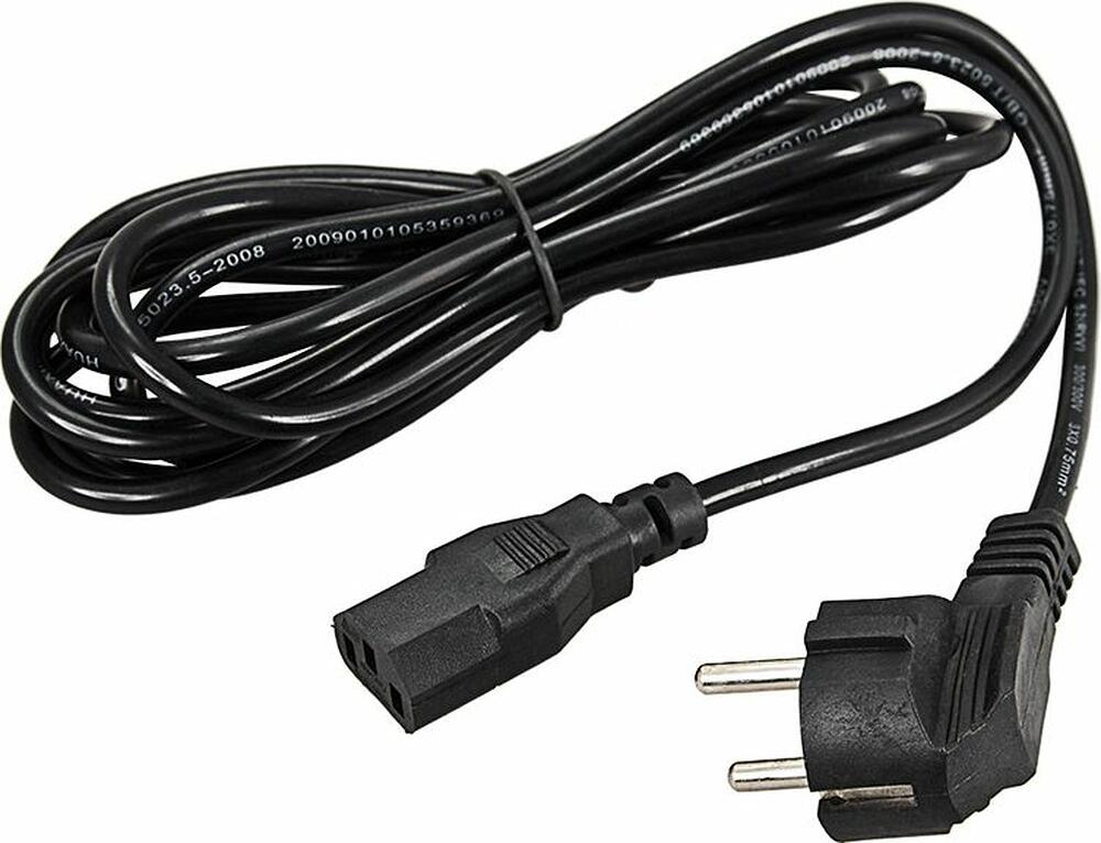 REXANT 04-2733 Шнур сетевой СЕЕ 7/7 (Schuko) – IEC 320 C13 3x0,75мм², 6A, длина 1,8м REXANT