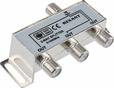 REXANT 05-6002 Делитель ТВх3 под F-разъем, 5-1000МГц REXANT