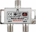 REXANT 05-6101 Делитель ТВx2 под F-разъем, 5-1000МГц, Silver (3 F-разъема в комплекте) REXANT
