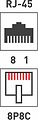 REXANT 06-0111-A Переходник сетевой LAN, гнездо 8Р8С (RJ-45) - гнездо 8Р8С (RJ-45) REXANT