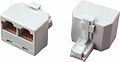 REXANT 06-0113-B Переходник сетевой LAN, штекер 8Р8С (RJ-45) -2 гнезда 8Р8С (RJ-45) REXANT 
