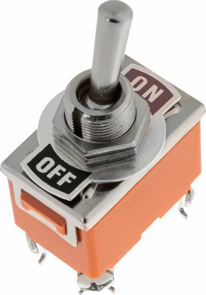 REXANT 06-0326-B Тумблер 250V 15А (4c) ON-OFF двухполюсный (KN-201) REXANT (в упак. 1шт.)