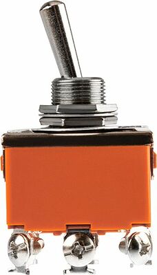 REXANT 06-0328-B Тумблер 250V 15А (6c) ON-OFF-ON двухполюсный (KN-203) REXANT (в упак. 1шт.)