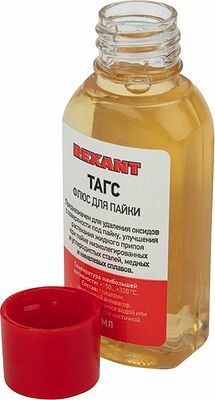 REXANT 09-3660-1 Флюс для пайки, ТАГС, 30мл, флакон, блистер REXANT 
