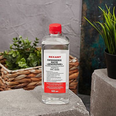 REXANT 09-3946 Силиконовое масло, ПМС-60000 (Полиметилсилоксан), 500мл, флакон REXANT