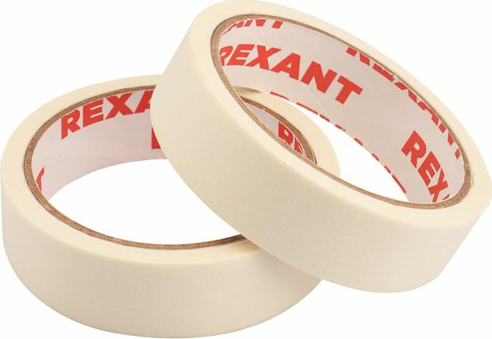REXANT 09-4422 Малярная лента (крепп) 25 мм (рулон 20 м)