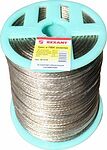 REXANT 09-5335 Трос стальной в ПВХ оплетке d=3,5мм, прозрачный (бухта 200м) REXANT