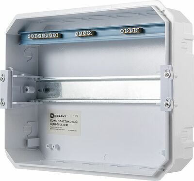 REXANT 11-0212 Бокс пластиковый ЩРВ-П-12 IP41 белый REXANT