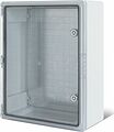 REXANT 11-0412 Корпус пластиковый ЩМПп с прозрачной дверцей и монтажной панелью 400х300х170мм, АБС, УХЛ1, IP65 REXANT