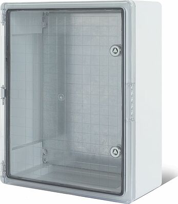 REXANT 11-0413 Корпус пластиковый ЩМПп с прозрачной дверцей и монтажной панелью 400х300х220мм, АБС, УХЛ1, IP65 REXANT