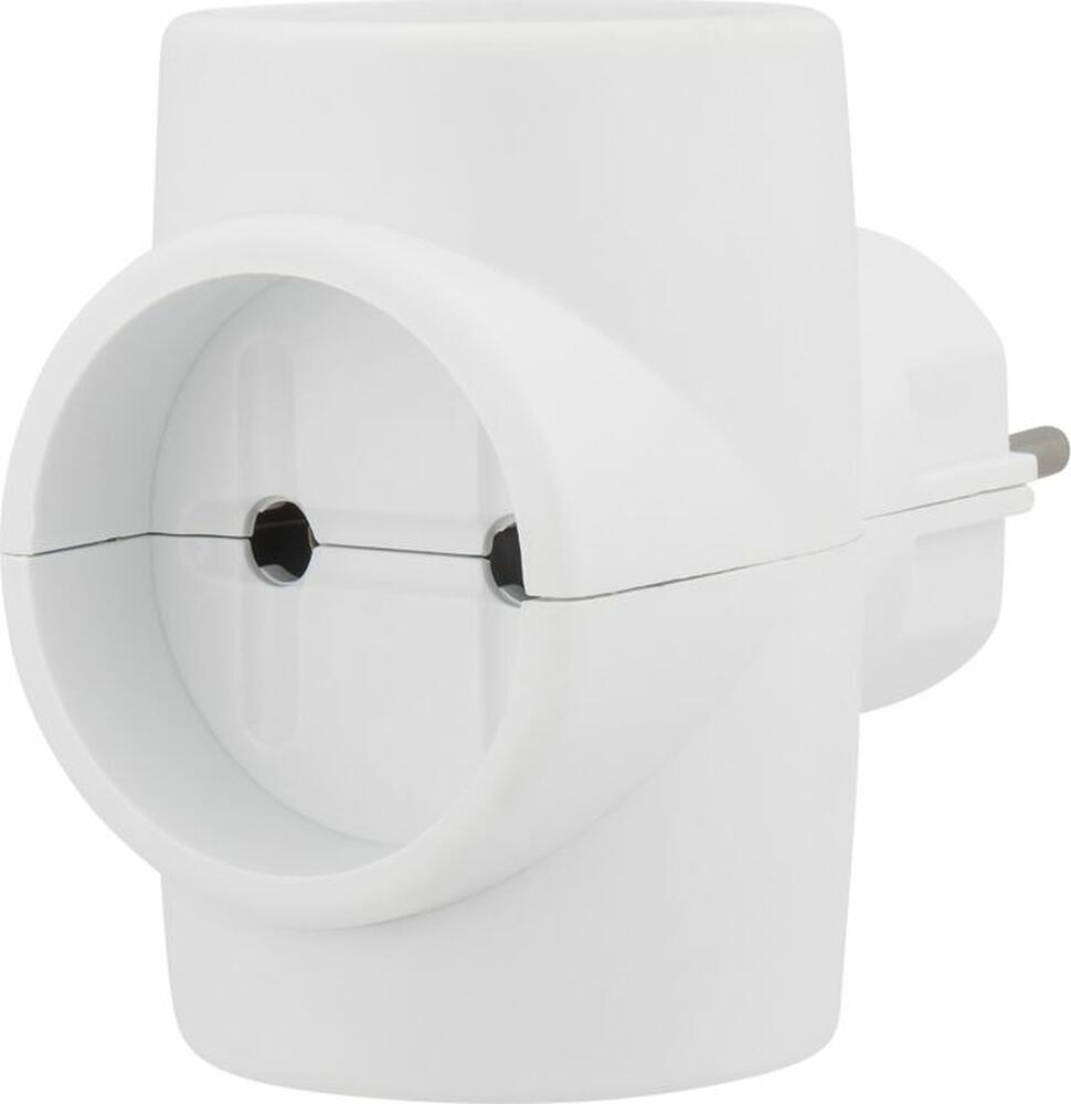 REXANT 11-1081 Тройник электрический 6А б/з белый 220 В REXANT 