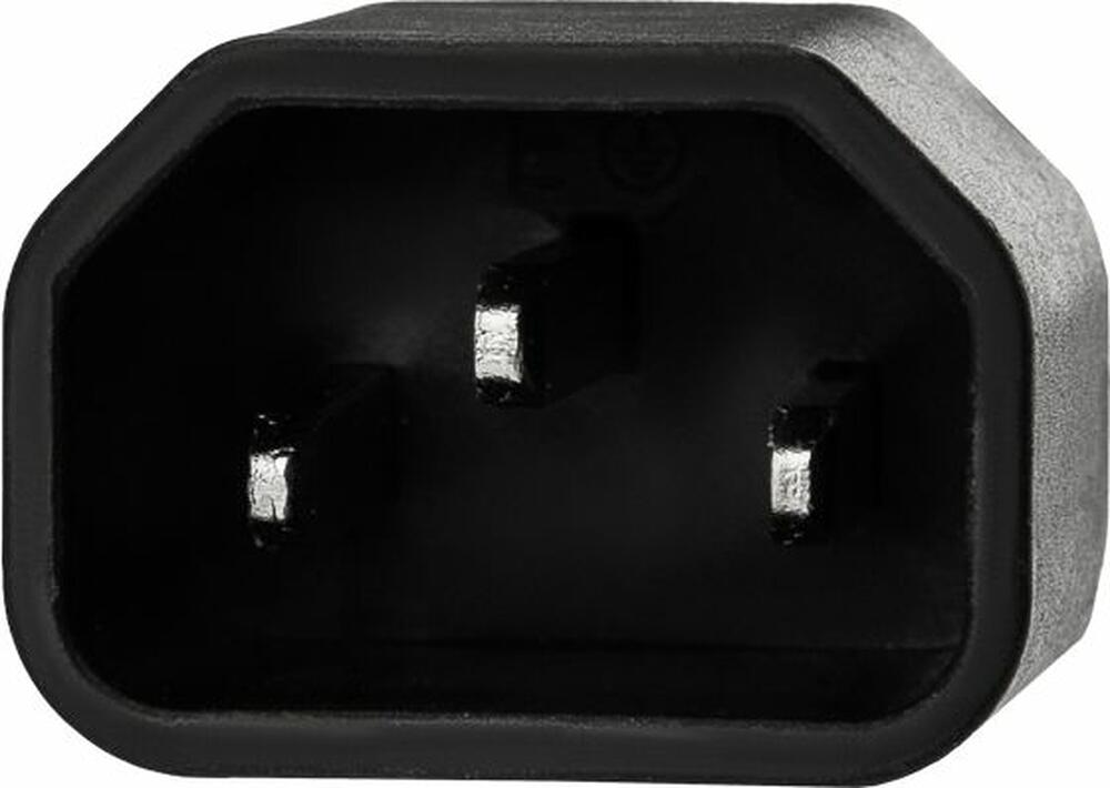 REXANT 11-1161 Шнур сетевой, разъем IEC 320 C13 - разъем IEC 320 C14, кабель 3x0,75 мм², длина 1,5 метра (PE пакет) REXANT