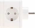 REXANT 11-1251 Двойник электрический Куб 16А с/з + 2хUSB-A 2,4А + USB Type-C 3А с ночной подсветкой, белый REXANT