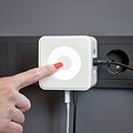 REXANT 11-1251 Двойник электрический Куб 16А с/з + 2хUSB-A 2,4А + USB Type-C 3А с ночной подсветкой, белый REXANT