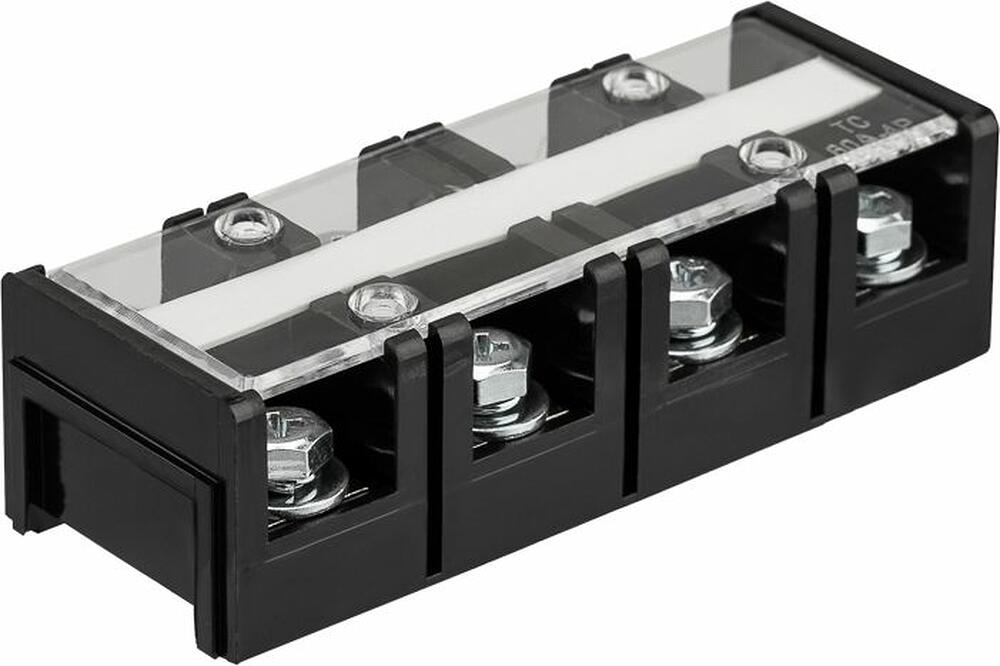 REXANT 11-2161 Блок зажимов клеммный БЗН ТС-604 16мм2 60A 4 пары REXANT