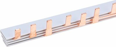 REXANT 11-2244-1 Шина соединительная типа PIN 12 штырей 3Р 63А 22см REXANT