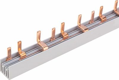 REXANT 11-2256 Шина соединительная типа PIN (12 штырей) 3Р 100 А (22см) REXANT