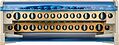 REXANT 11-2302-15 Шина на DIN-рейку в корпусе (кросс-модуль) 2х15 REXANT