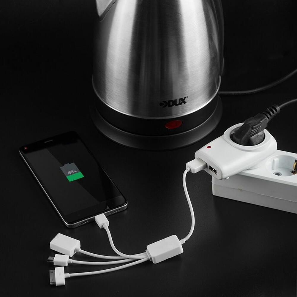 REXANT 11-6017 Адаптер питания 220В + 2 USB REXANT RX-17