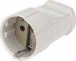 REXANT 11-8528 Розетка разборная Евро с з/к 16А белая REXANT