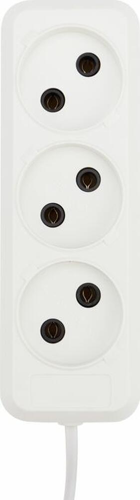 REXANT 11-8736 Удлинитель 3 гнезда, 7м, 2х0,75мм², б/з, белый REXANT