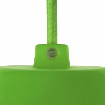 REXANT 11-8886 Патрон E27 силиконовый со шнуром 1м зеленый REXANT