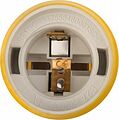 REXANT 11-8889 Патрон E27 силиконовый со шнуром 1м желтый REXANT