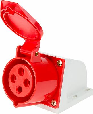 REXANT 11-8913 Розетка 124 стационарная 3Р+РЕ 32А 380В IP44 REXANT