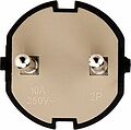 REXANT 11-8934 Вилка прямая без з/к 6А черная REXANT