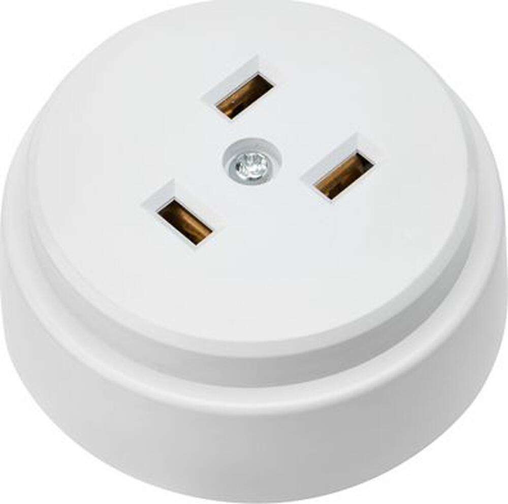 REXANT 11-8984 Розетка РШ для электрической плиты 32А, 250В, 2Р+РЕ (ОУ) белая REXANT
