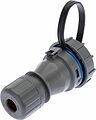 REXANT 111-121 Розетка влагозащищенная кабельная переносная 1 гнездо, 2Р+РЕ, 16А, IP68, серая REXANT REXANT 111-121 Розетка влагозащищенная кабельная переносная 1 гнездо, 2Р+РЕ, 16А, IP68, серая REXANT