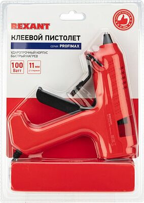 REXANT 12-0118 Пистолет клеевой, 100Вт, Ø11мм, ProfiMax, блистер REXANT