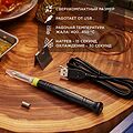 REXANT 12-0180 Паяльник с керам. нагревателем, серия МИНИ, 8Вт, 5В, питание от USB, блистер REXANT