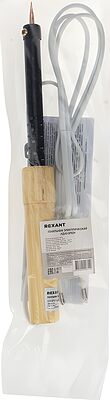 REXANT Паяльник ПД 220В 40Вт деревянная ручка ЭПСН REXANT 12-0240 (12-0240)