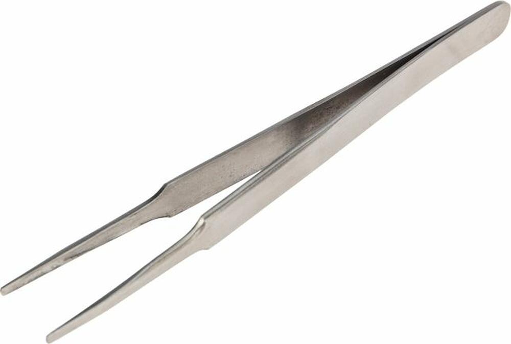 REXANT 12-0377 Пинцет прямой с закругленными кончиками 125мм (блистер) REXANT