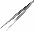 REXANT 12-0381 Пинцет прямой 160мм (блистер) REXANT