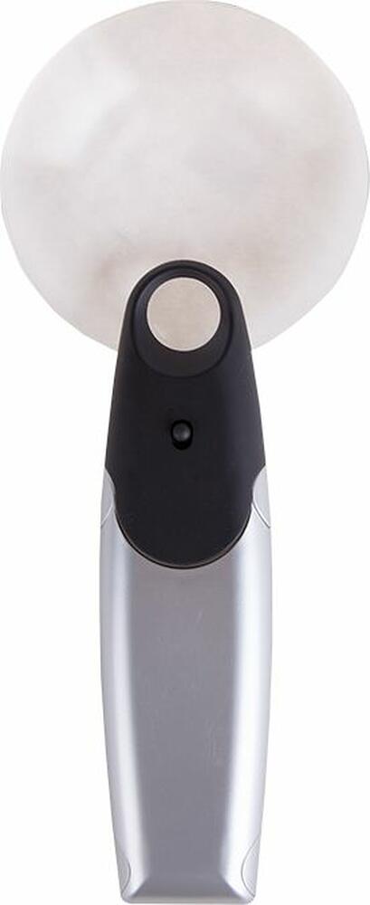 REXANT 12-0408 Лупа ручная безрамочная, увеличение 2х/6х, ø90мм, с подсветкой LED, трансформер-подставка REXANT