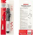 REXANT 12-0501 Паяльник-горелка с пьезоподжигом, газовый, 17мл, 2 насадки, блистер REXANT