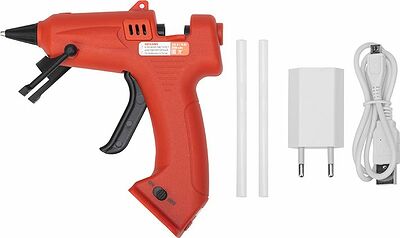 REXANT 12-1501 Пистолет клеевой, 10Вт, Ø7мм, ЭКСПЕРТ, аккумуляторный, блистер REXANT