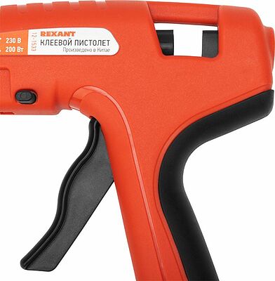 REXANT 12-1533 Пистолет клеевой, 200Вт, Ø11мм, ЭКСПЕРТ, блистер REXANT