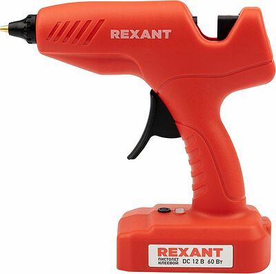 REXANT 12-1553 Пистолет клеевой, 60Вт, Ø11мм, ЭКСПЕРТ, аккумуляторный, коробка REXANT