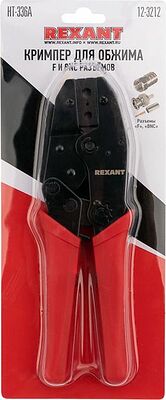 REXANT 12-3212 Кримпер HT-336A для обжима F и BNC разъемов типа RG-59, RG-58, RG-62 REXANT