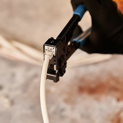 REXANT 12-3453 Кримпер HT-808 PROFI для обжима торцевой 8P8C REXANT