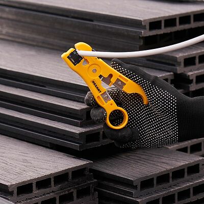 REXANT 12-4016-4 Инструмент HT-302 для зачистки и обрезки кабелей RG-58, RG-59, RG-6, RG-11 REXANT