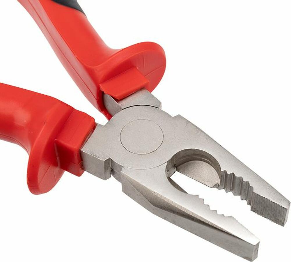 REXANT 12-4612 Плоскогубцы комбинированные 180мм никелированные, двухкомпонентные рукоятки REXANT 